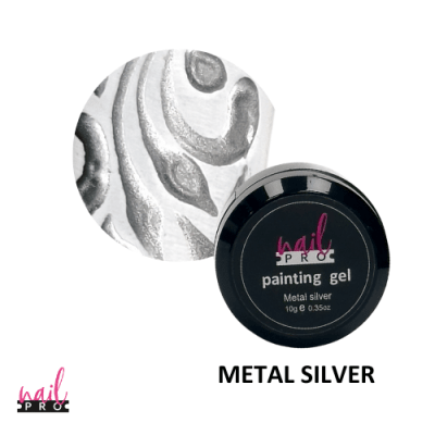 Nail Pro Gel paint - Metal Silver 10gr1