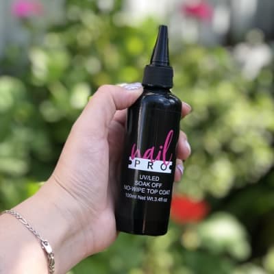 NAIL PRO Permanente - Top Coat Sin Capa Refill (100ml)1