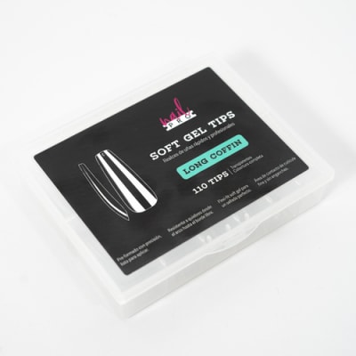 NAIL PRO TIPS SOFT GEL LONG COFFIN 110U