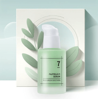 NUMBUZIN #7 – Mild Green Soothing Serum 50 ML – Calmante Antirojeces