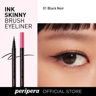 Peripera Delineador “Ink Thin Thin Brush Liner” 001 BLACK NOIR1