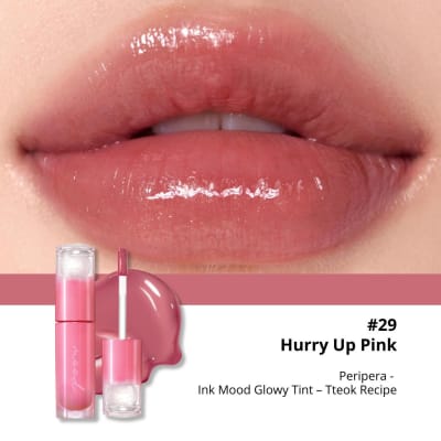 Peripera Tinta “Ink Mood Glowy Tint – Tteok Recipe” 029 HURRY UP PINK1