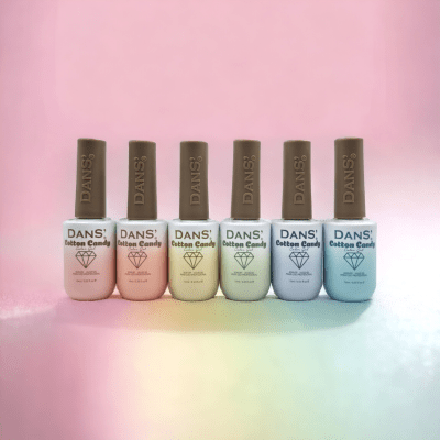 COLECCION COTTON CANDY DANS (kit 6 esmaltes permanentes)