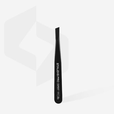 Staleks Pinza de Cejas Expert 11 Type 3 Negra
