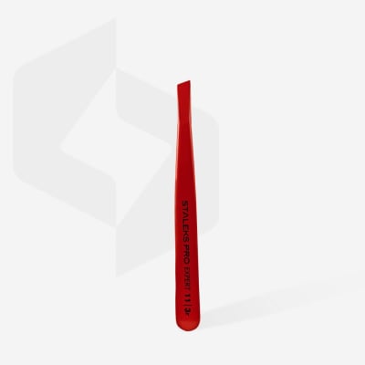 Staleks Pinza de Cejas Expert 11 Type 3 Roja1