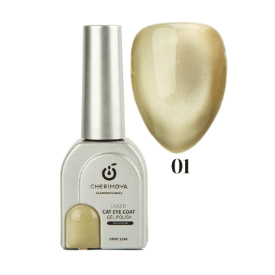 Esmalte ojo de gato Satin Cherimoya 001