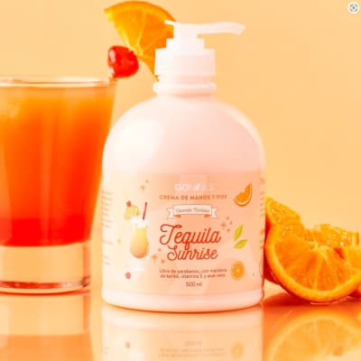 Go Nails Crema de Manos y Pies Tequila Sunrise - 500 ml