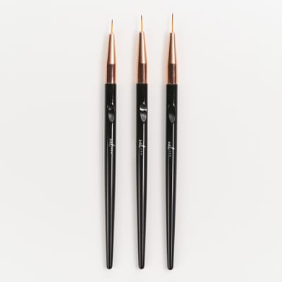 SET 3 PINCELES LINER NAIL PRO1