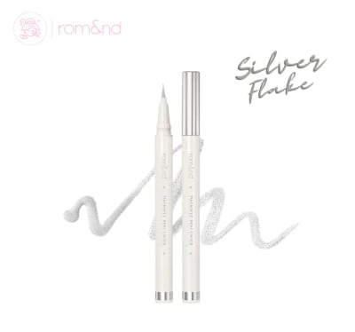 ROM&ND TWINKLE PEN LINER – Delineador Glitter #01 SILVER FLAKE