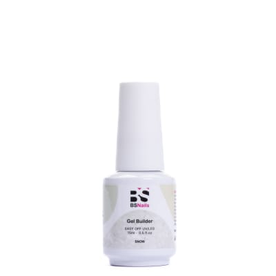 GEL BUILDER EN BOTELLA GLITTER SNOW BSNAILS 15ml