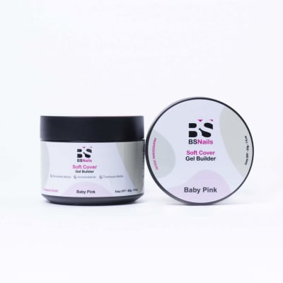 BSNAILS Gel Builder Soft Cover Autonivelante – BABY PINK- 30 ml