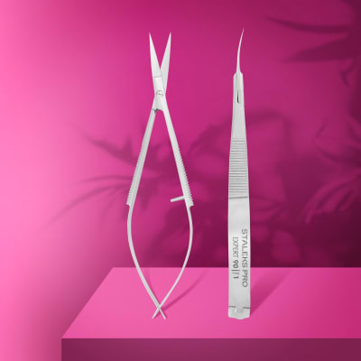 Staleks Expert 90/1 Micro Tijeras para Cutículas (Tweezers)