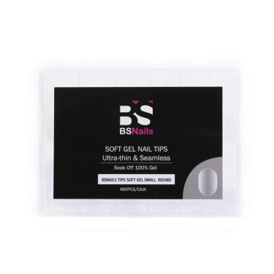 BSnails Tips Soft Gel – Small Round ( Cortos)1