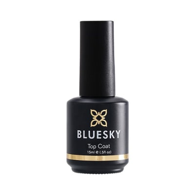BLUESKY Esmalte Gel Top MATTE Coat sin capa de inhibición