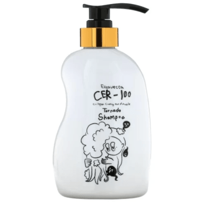 ELIZAVECCA CER-100 COATING HAIR TORNADO SHAMPOO 500 ml – Cabellos Grasos / Anticaspa