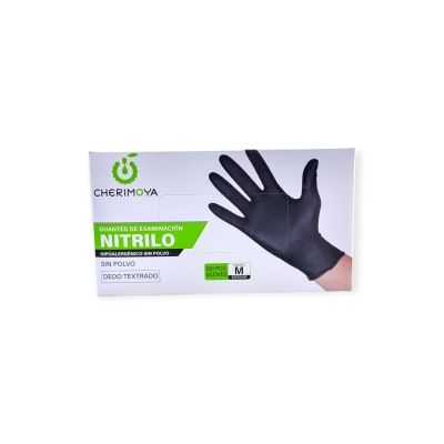 Guantes Cherimoya Nitrilo negro M