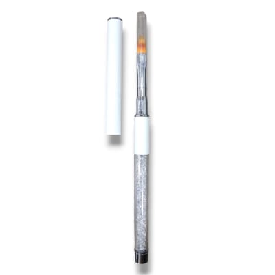 Pincel RAKE blanco con tapa