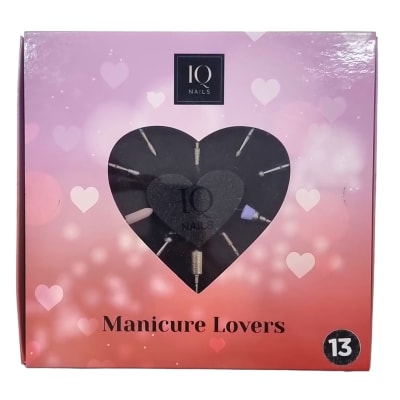 IQNAILS SET 13 FRESAS MANICURE LOVERS 10PCS CORAZON1