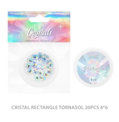 DANS Cristal Rectangle TORNASOL 20pcs 4*6