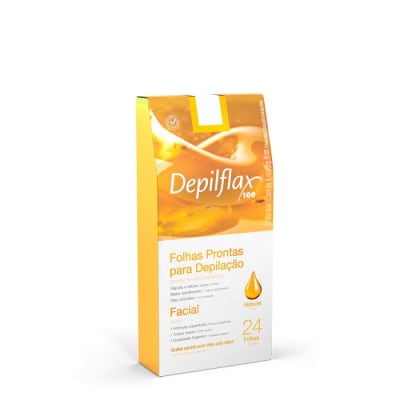 CERA EN BANDA FACIAL NATURAL DEPILFLAX