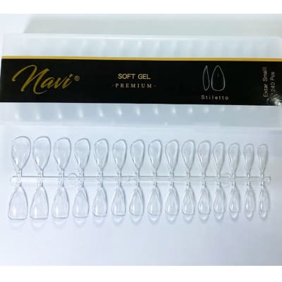 NAVI Soft gel Premium Stiletto extra small 240 uni1
