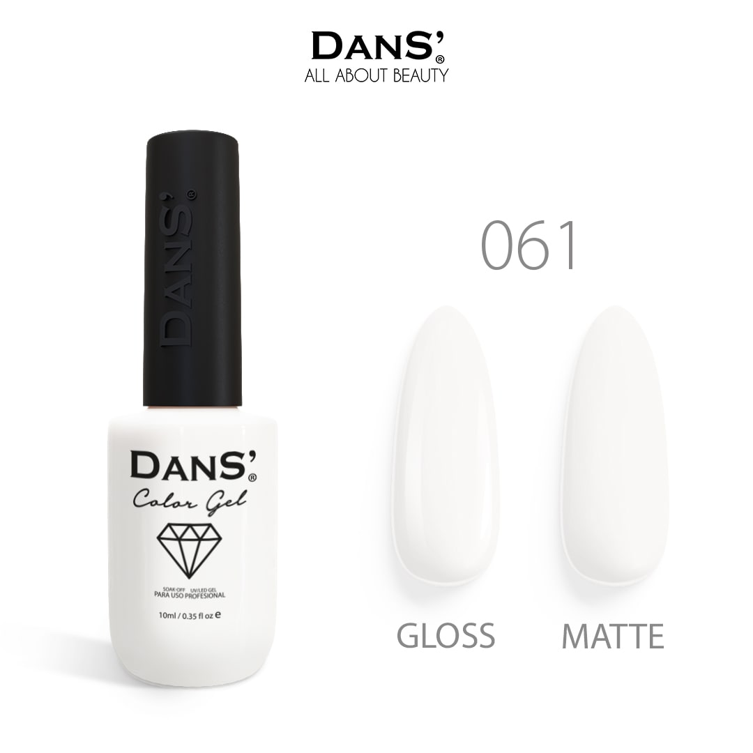 Esmalte permanente DANS 061 BLANCO 10ml 2