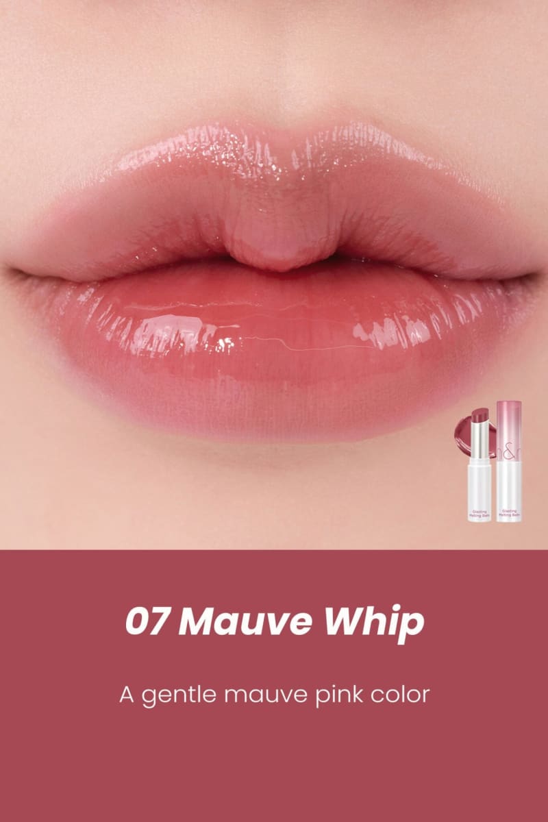 ROM&ND GLASTING MELTING BALM – Balsamo Labial #07 MAUVE WHIP2
