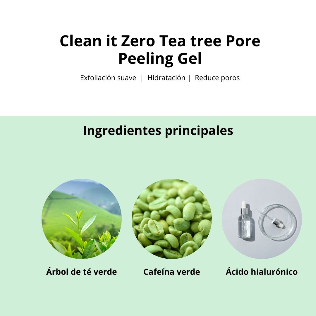 BANILA CO Banila Exfoliante “Clean it Zero Tea tree Pore Peeling Gel”4
