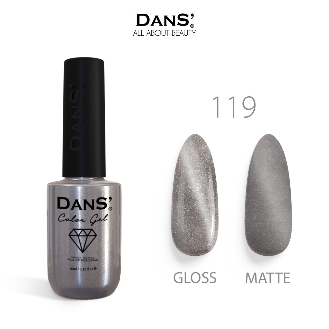 Esmalte permanente DANS 119 10ml Ojo de gato 1