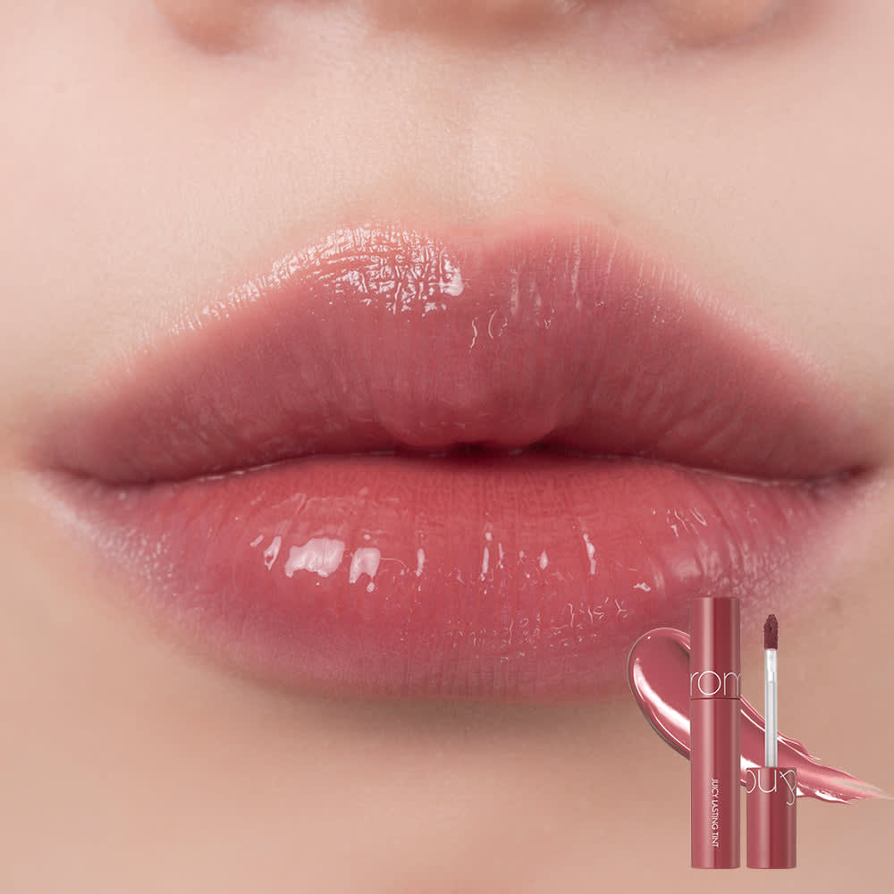 ROM&ND – JUICY LASTING TINT – Tinte Labial #18 MULLED PEACH2