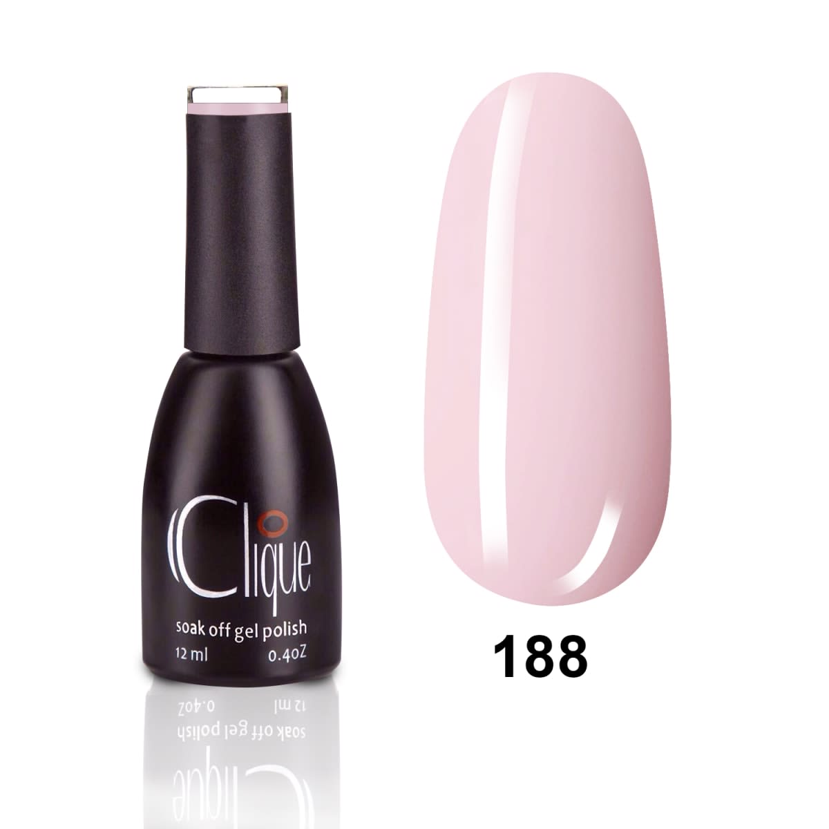Gel Esmalte 188 12 ml CLIQUE 0