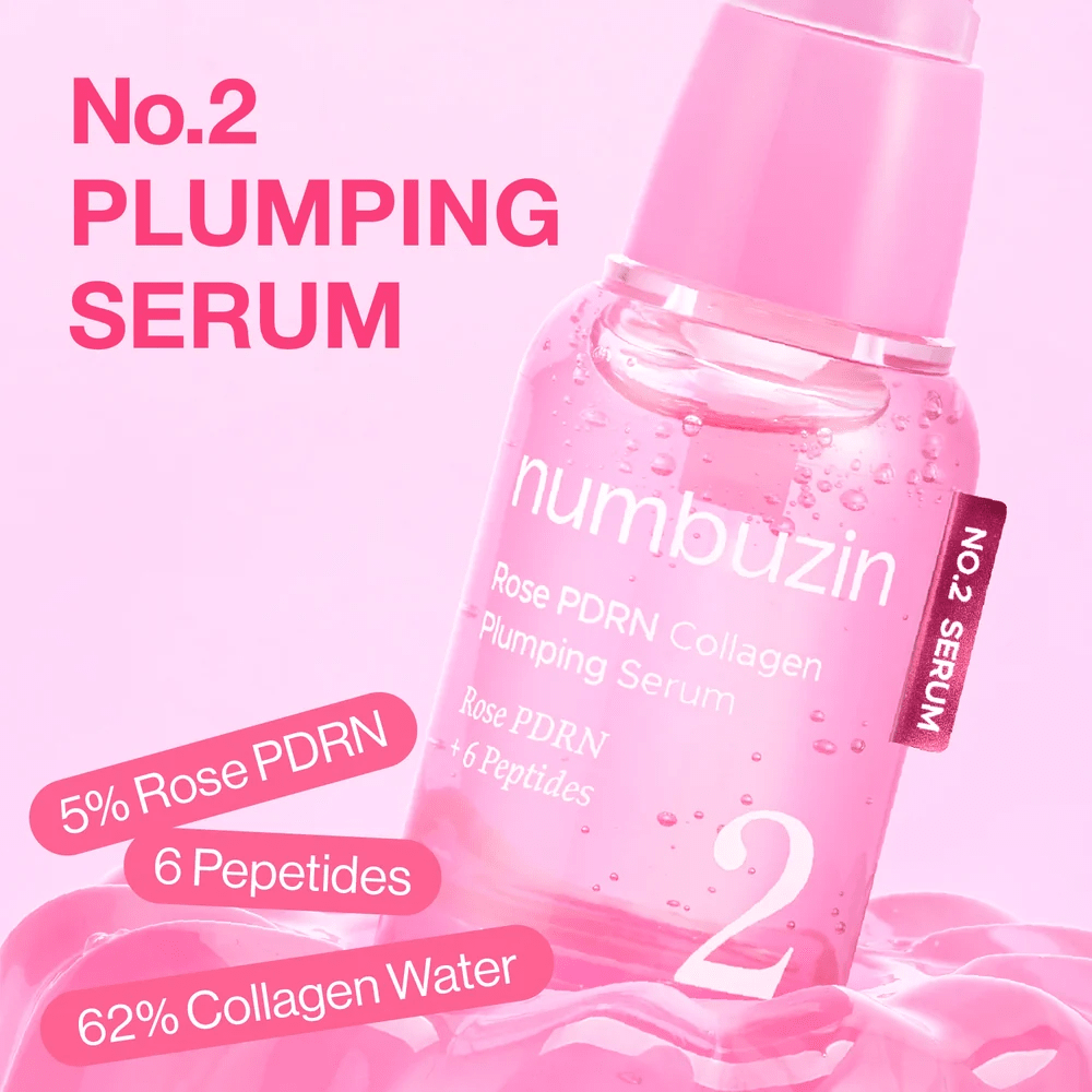 NUMBUZIN No.2 Rose PDRN Collagen Plumping Serum 30ml3