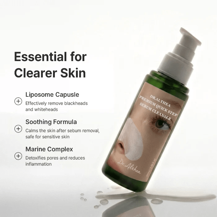 DR.ALTHEA – Quick Step Sebum Cleanser – Ablandador y Removedor de Puntos negros – 100ml3