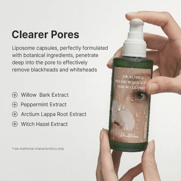 DR.ALTHEA – Quick Step Sebum Cleanser – Ablandador y Removedor de Puntos negros – 100ml4