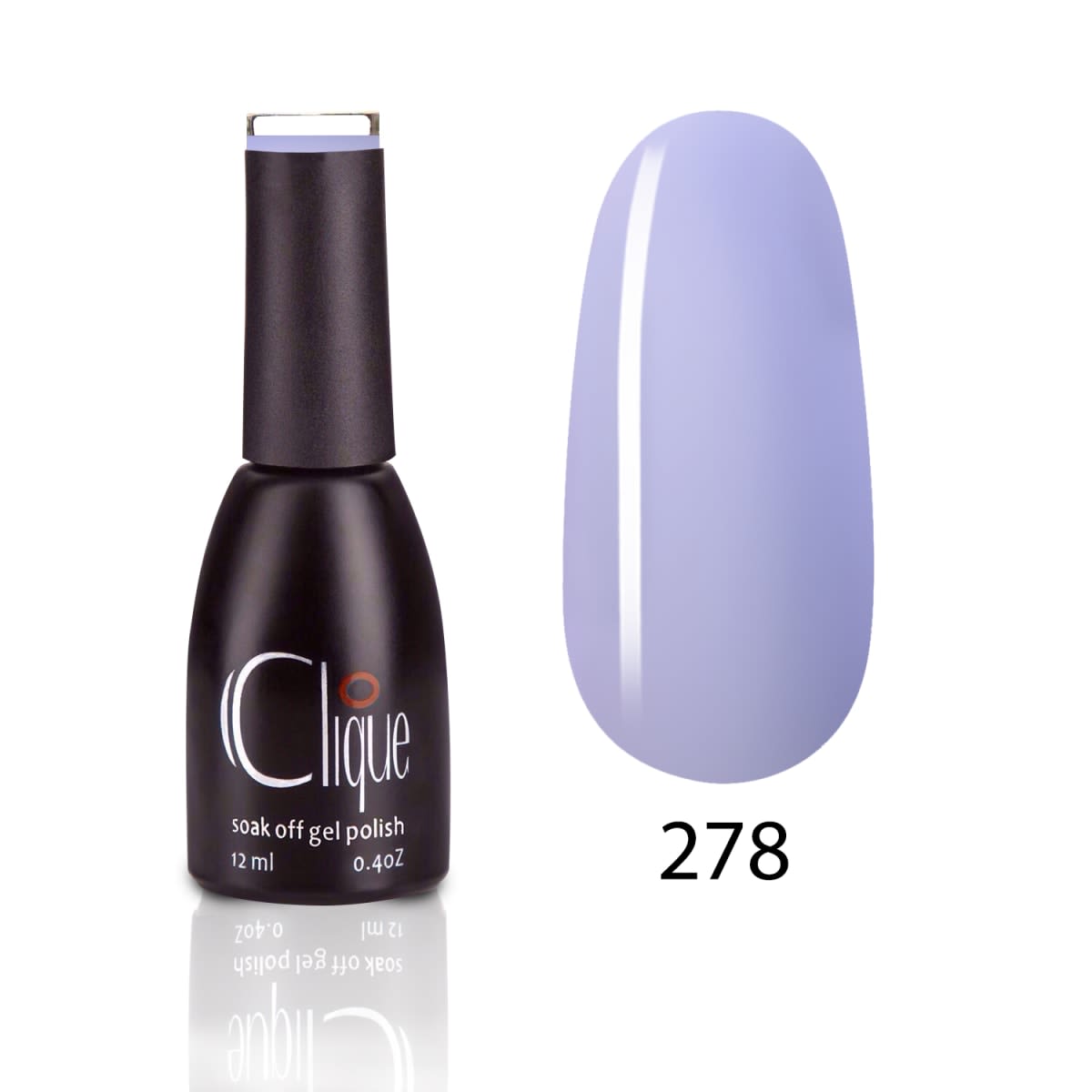 Gel Esmalte 278 12 ml CLIQUE 0