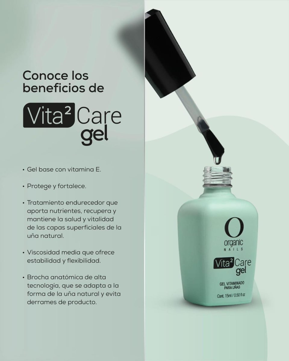 Vita 2 Care Gel Organic Nails 15ml4