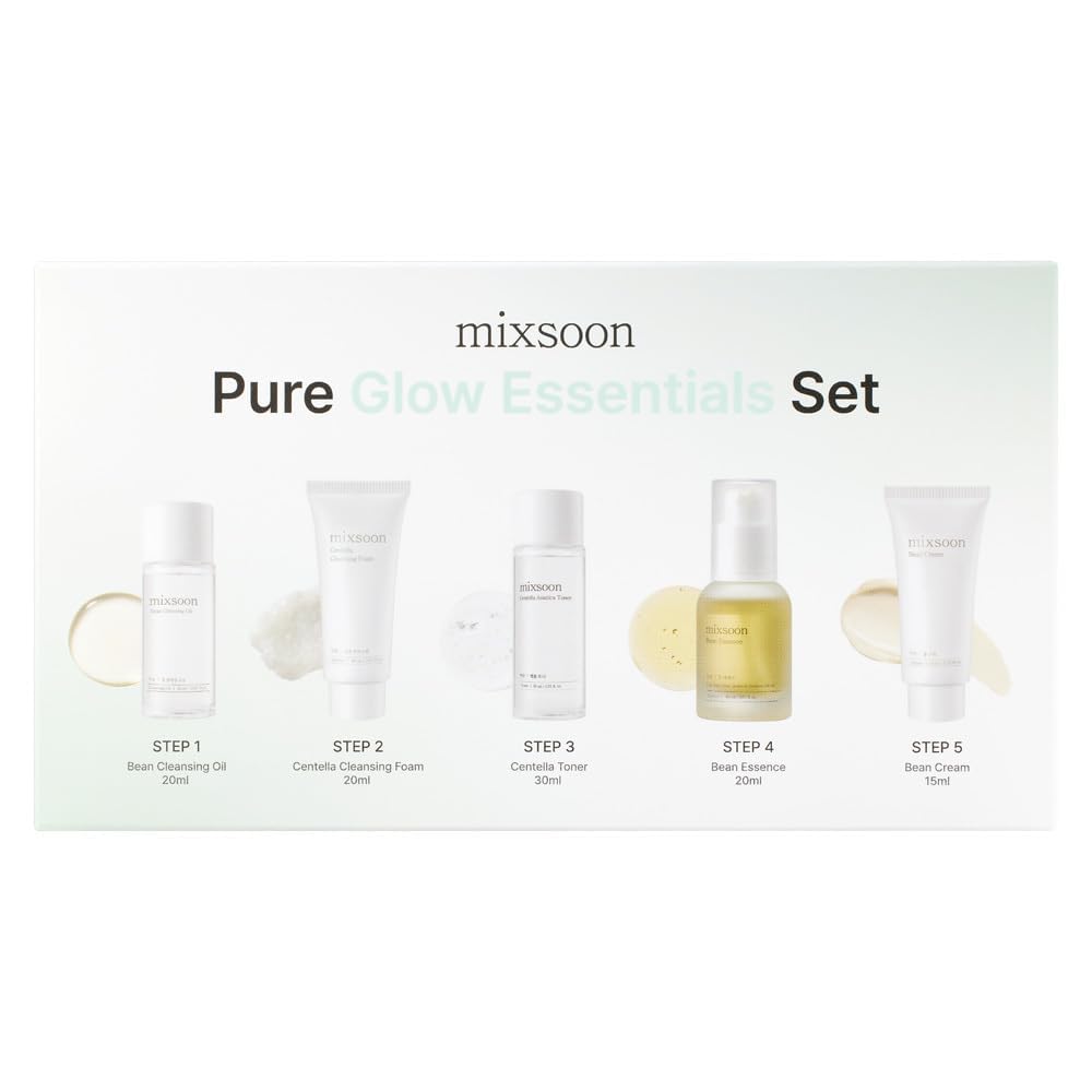 MIXSOON – Pure Glow Essentials Set – Kit Mini Tallas – 5 pzs 0