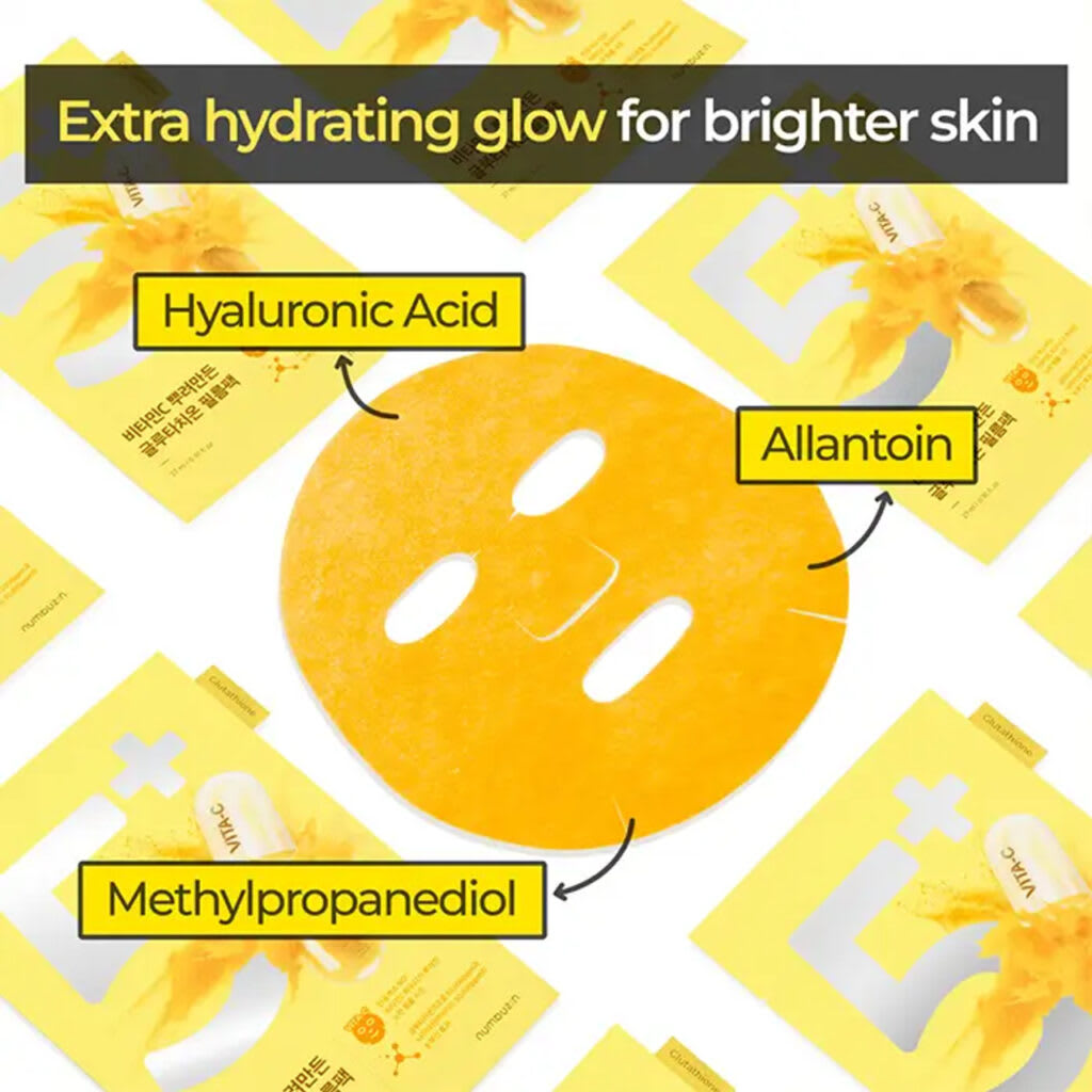 NUMBUZIN #5+ Vitamin Spotlight Sheet Mask 1 pieza – Mascarilla facial2