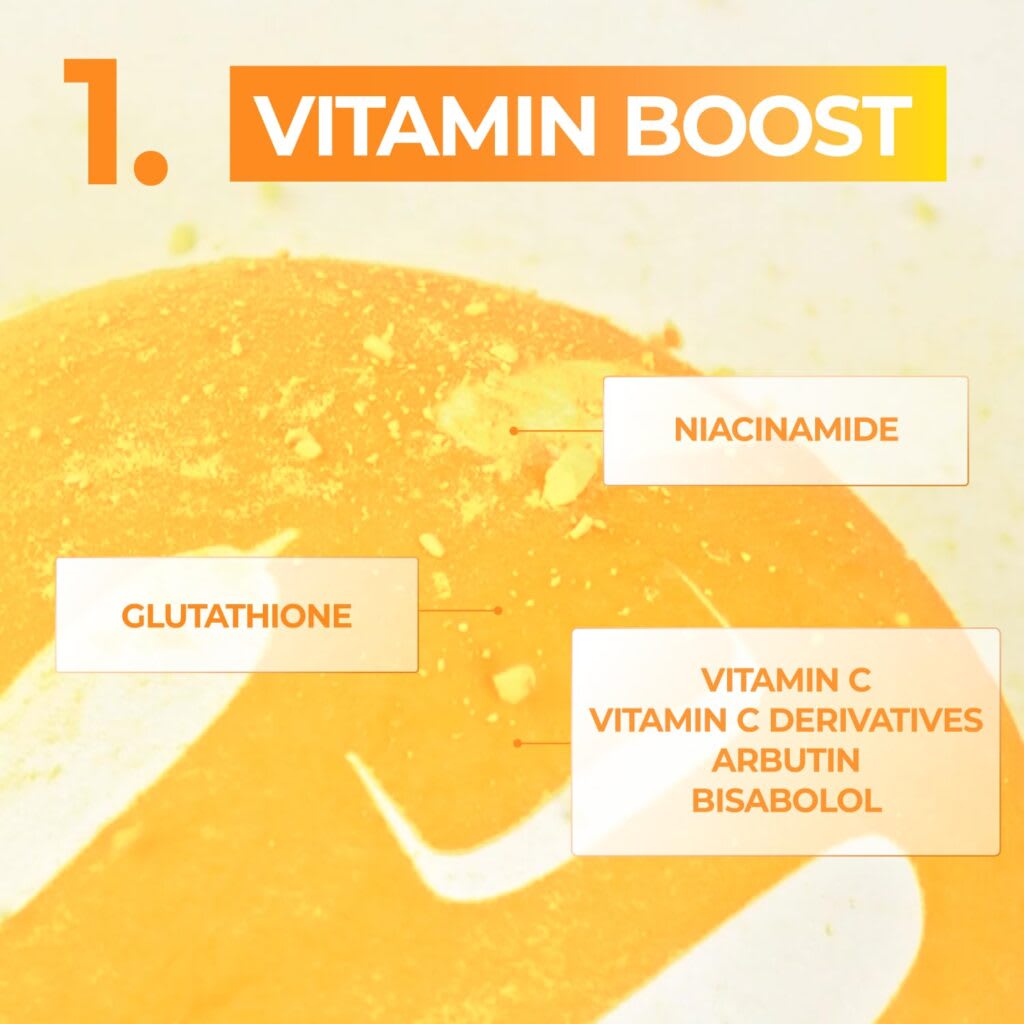 NUMBUZIN #5+ Vitamin Spotlight Sheet Mask 1 pieza – Mascarilla facial3