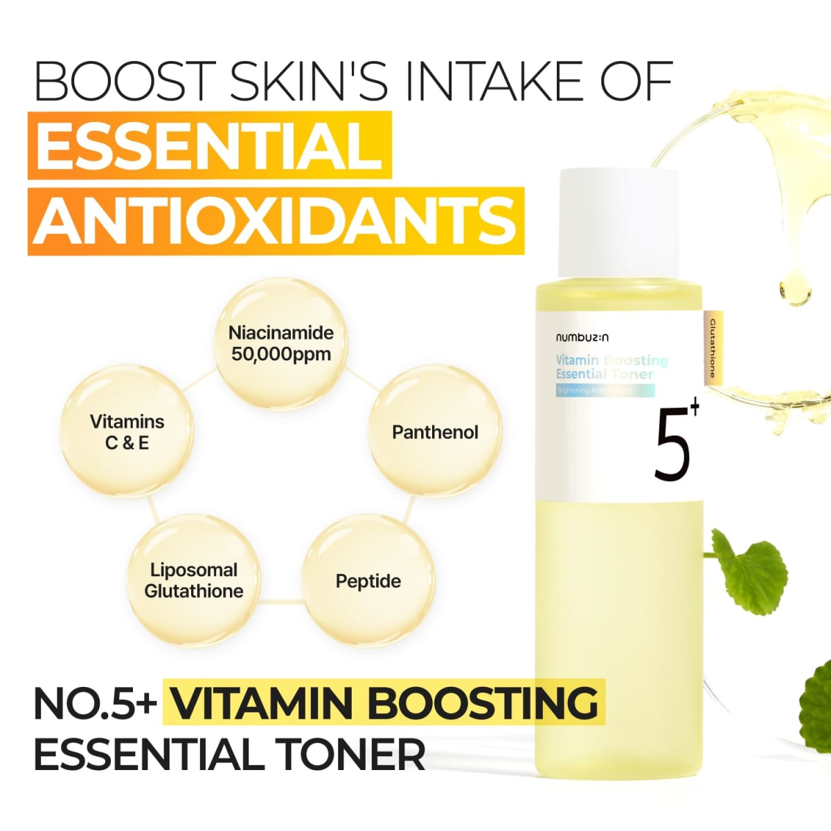 NUMBUZIN Nº5+ Vitamin Boosting Essential Toner – 200 ml3