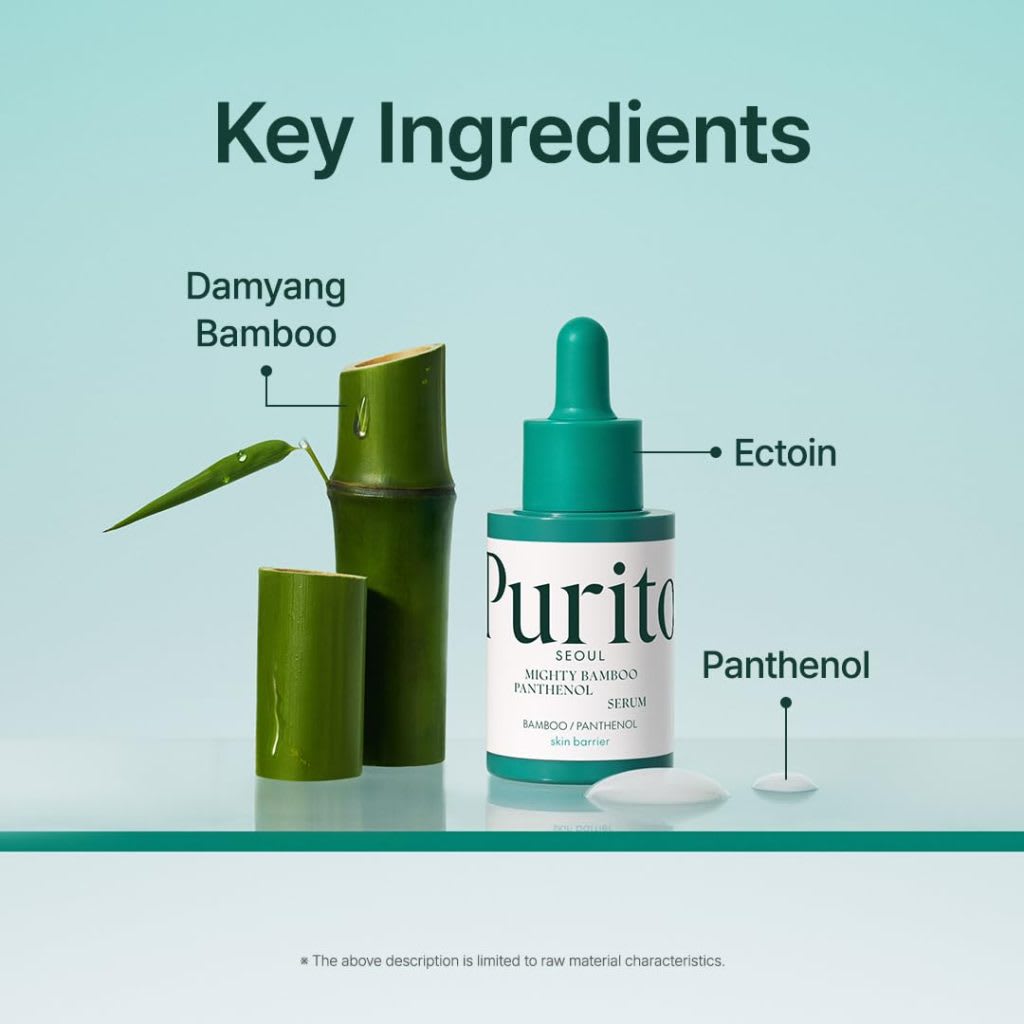PURITO – Mighty Bamboo Panthenol Serum 30ml3