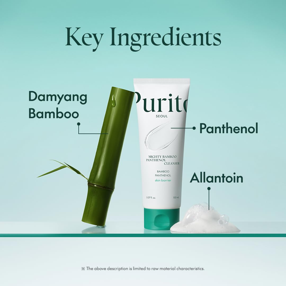 PURITO – Mighty Bamboo Panthenol Cleanser – Jabón Facial 150ml2