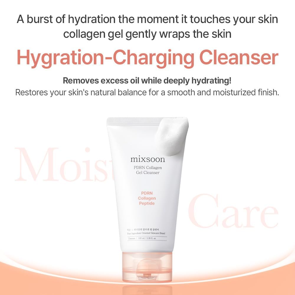 MIXSOON – PDRN Collagen Gel Cleanser – Jabón Facial 100ml4