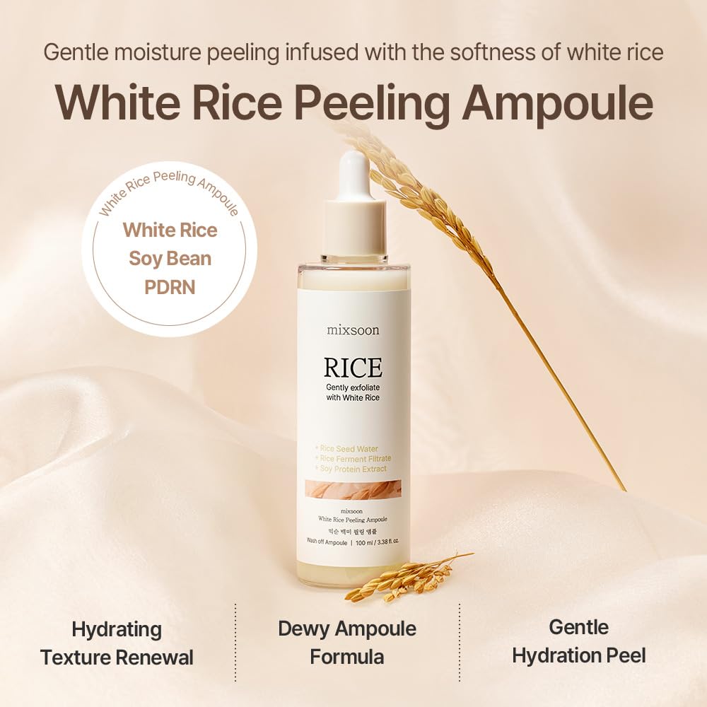 MIXSOON – White Rice Peeling Ampoule – Serum Exfoliante 100ml2
