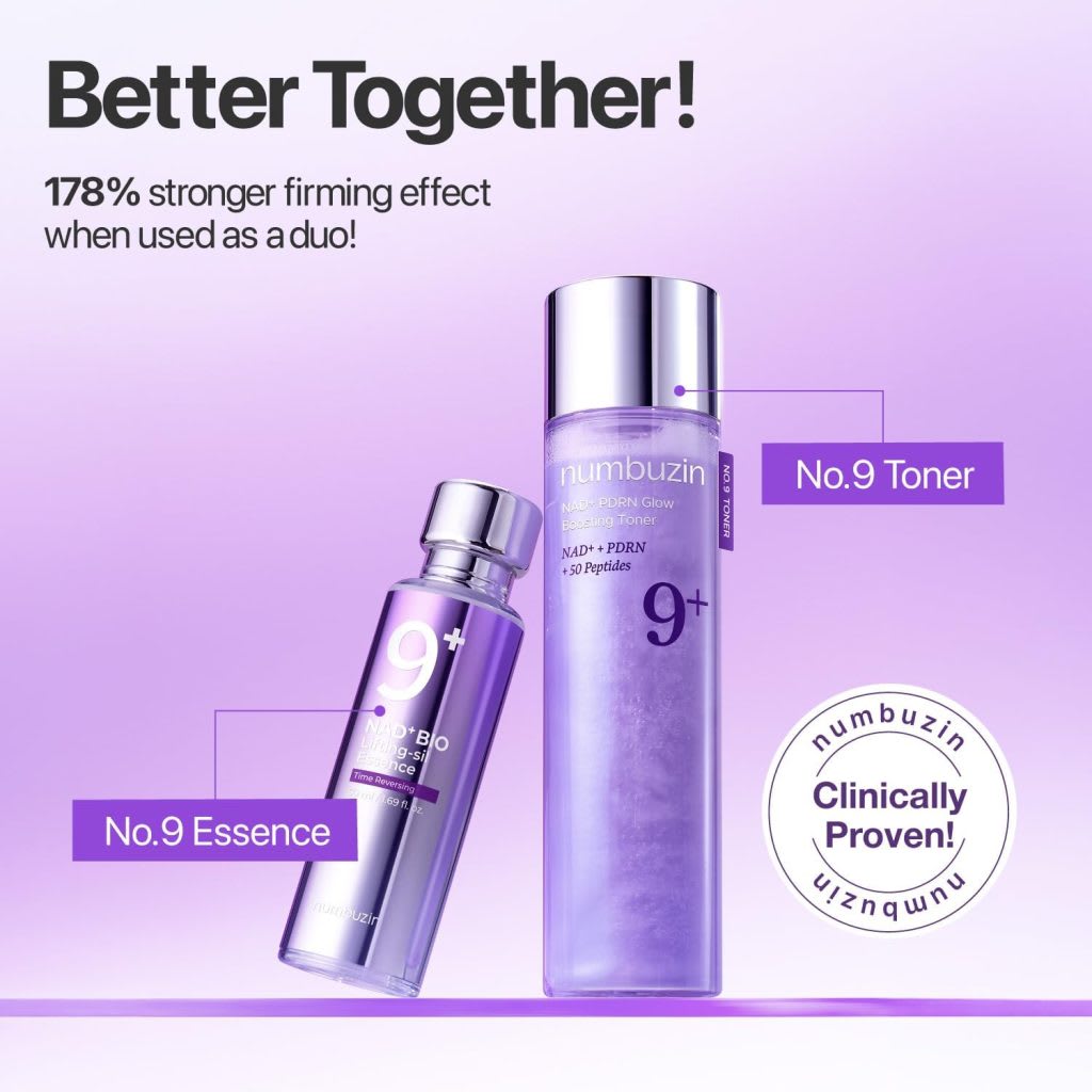 NUMBUZIN No.9+ NAD+ PDRN Glow Boosting Toner 150ml5