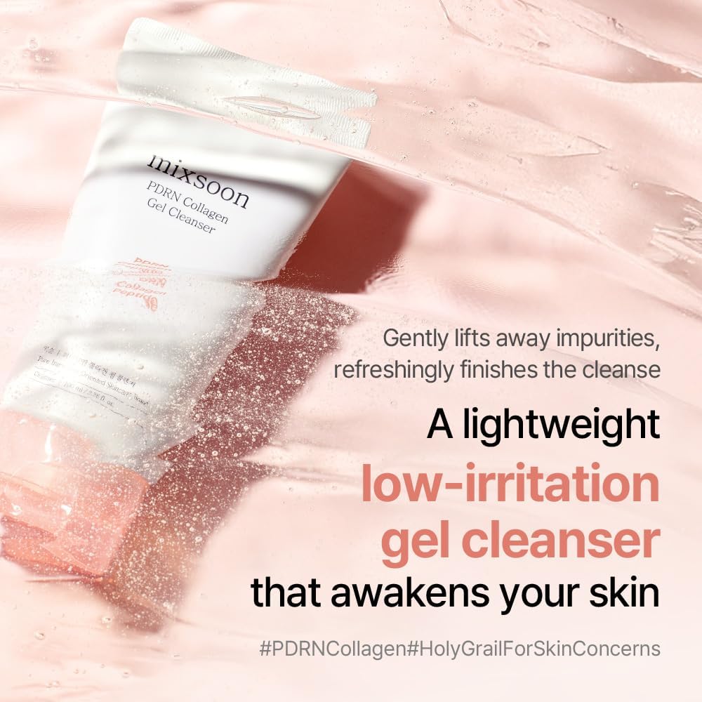MIXSOON – PDRN Collagen Gel Cleanser – Jabón Facial 100ml6