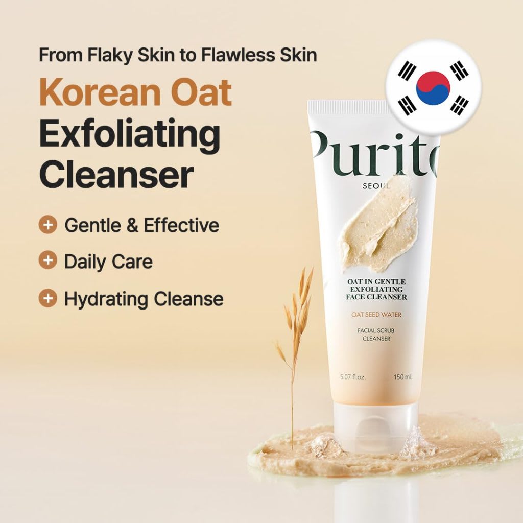 PURITO – Oat In Gentle Exfoliating Face Cleanser – Jabón Exfoliante Facial 150ml4