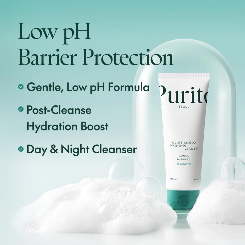 PURITO – Mighty Bamboo Panthenol Cleanser – Jabón Facial 150ml3