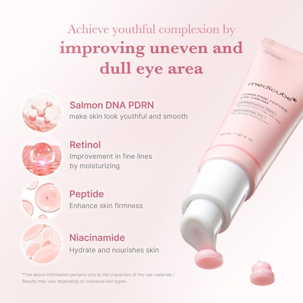 MEDICUBE PDRN Pink Peptide Eye Serum – Contorno de Ojos 30 ml3