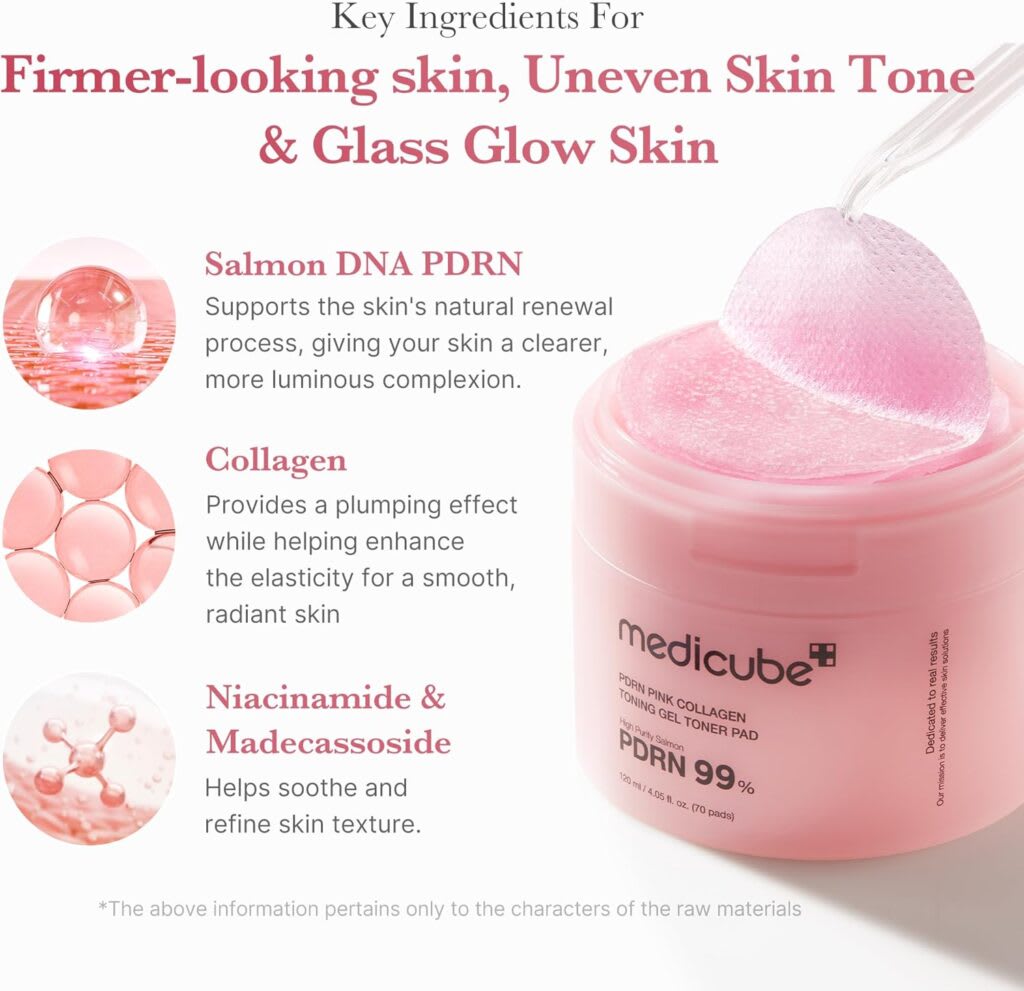MEDICUBE PDRN Pink Toner Gel Pads – 70 pzs2